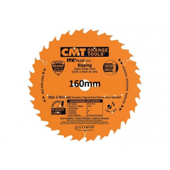 CMT ITK Ultra tenký kotúč univerzálny - D160x1,7 d20(+16) Z24 HM