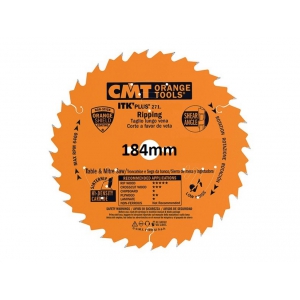 CMT ITK Ultra tenký kotúč pre AKU píly - D184x1,7 d20(+16,+15,87) Z24 HM pozdĺžny rez