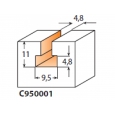 CMT Fréza na cylindrické drážky D9,5x11 d4,8 S=12mm