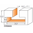 CMT Fréza na cylindrické drážky D34,9x22,2 d12,7 S=12mm  