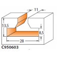 CMT Fréza na cylindrické drážky D28x13,5 d11 S=12mm     