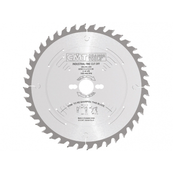 CMT Industrial Pílový kotúč pre pozdĺžne a priečne rezy - D275x3,2 d20 Z42 HM Odhlučnený