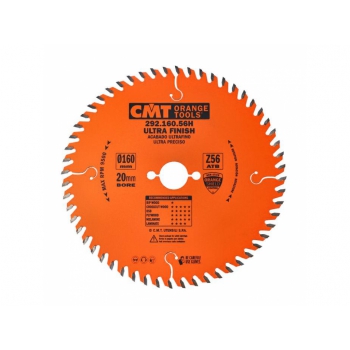 CMT Pílový kotúč pre elektronáradie, finálny rez - D160x2,2 d20 Z56 HM