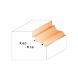 CMT profilová fréza s ložiskom R4,8-3,6 D34,2x13 S=8 HM                            