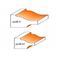 CMT Fréza na výplň obojstranný profil A1 D63,5x11,1-17,5 S=12mm HM