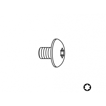 Skrutka - M4x6x8 D6 torx         