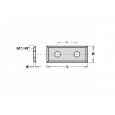 Žiletka 39,5x9x1,5 35° LAMINO KCR02, SMG02, MG06  - N012-39915, 34094, 